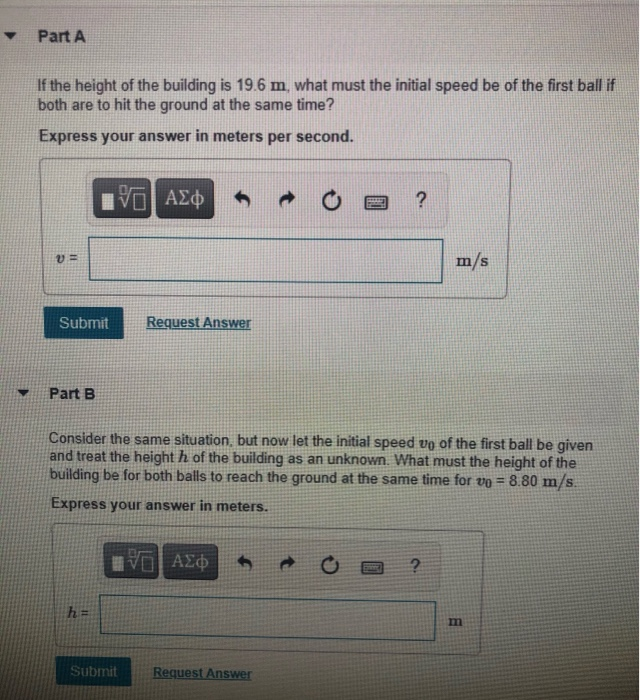 Solved A Ball Is Thrown Straight Up From The | Chegg.com