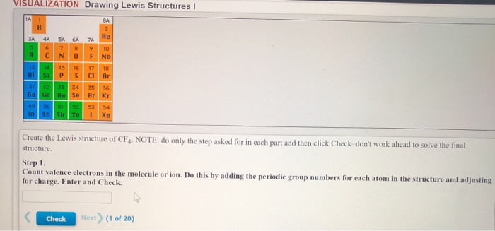 Solved EXERCISE Drawing Lewis Structures | Complete the | Chegg.com