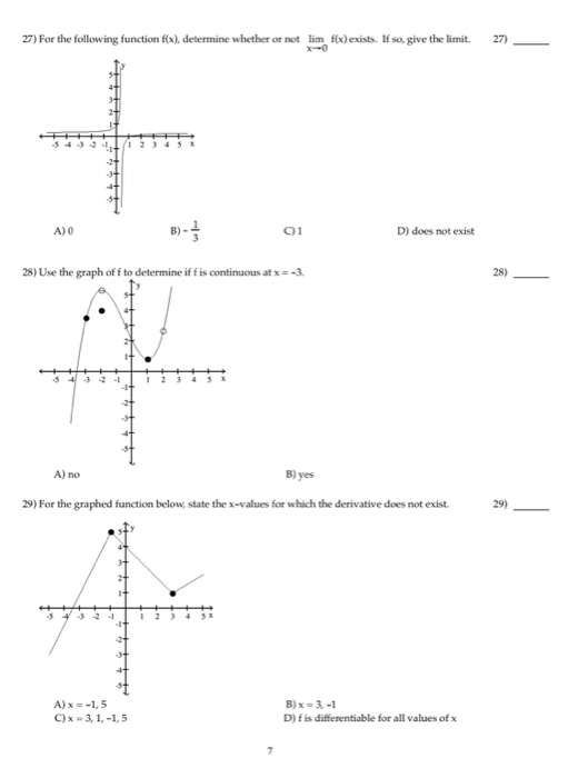 Solved 27) For the following function f(x), determine | Chegg.com