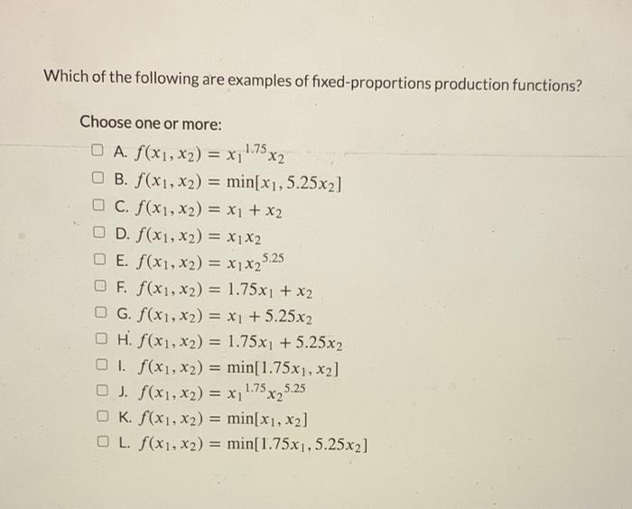 Solved Which of the following are examples of | Chegg.com