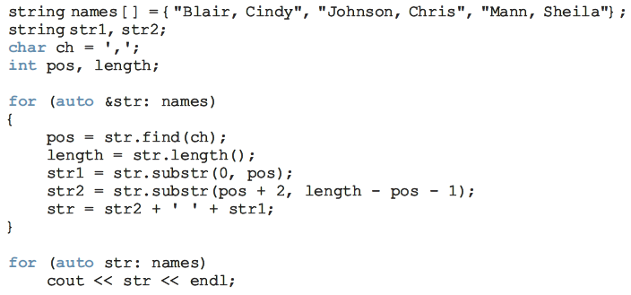 Solved: What is the output of the following C++ program segment ...