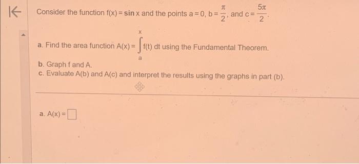 Solved K JU Consider the function f(x) = sin x and the | Chegg.com