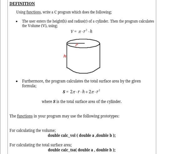 Definition Using Functions Write A C Program Which Chegg Com