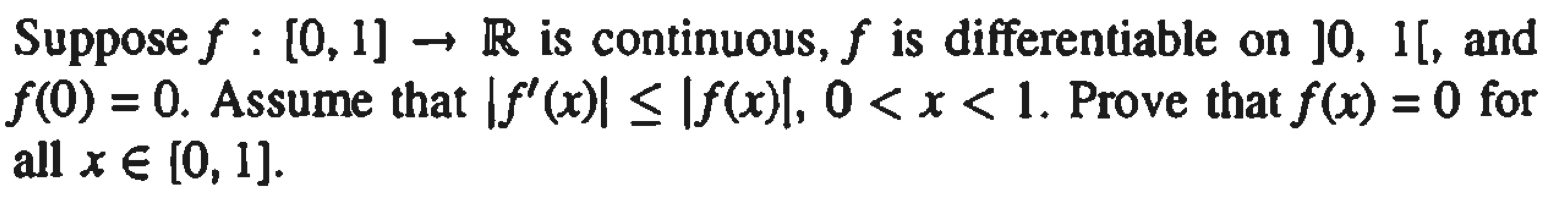 Solved Suppose F [0 1]→r ﻿is Continuous F ﻿is