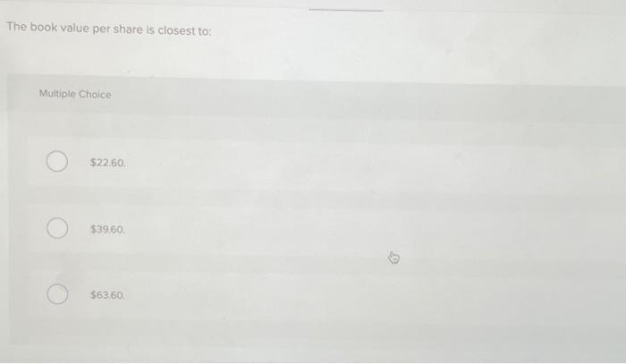 Assume a company provided the following balance | Chegg.com