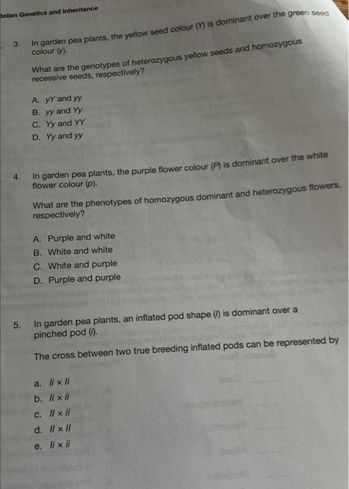 Solved (2) 2. Match each description with the correct