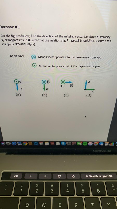 Solved Question #1 For The Figures Below, Find The Direction | Chegg.com