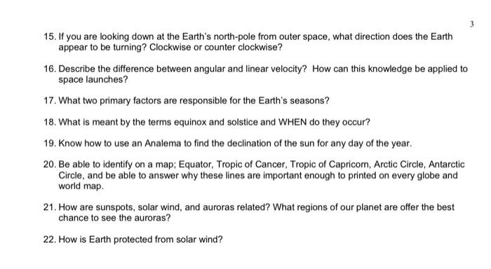Solved Chapter 1 Physical Geography Earth Environments and | Chegg.com