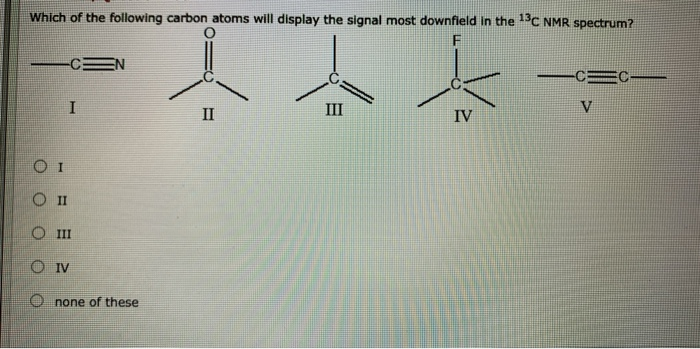 Which of the following protons appear most upfield in | Chegg.com