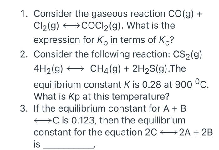 Solved 1. Consider the expression of the following