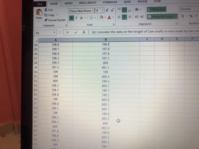 This Is A Minitab Virtual Lab Assignment Question Chegg Com