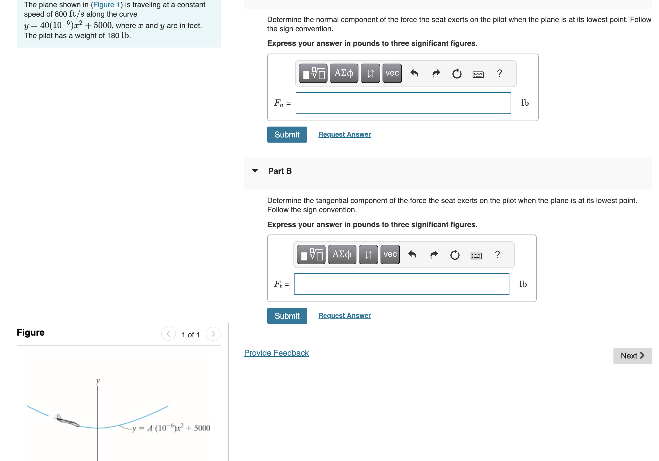 Solved by an EXPERT The plane shown in (Figure 1) is ﻿traveling at ﻿a ...