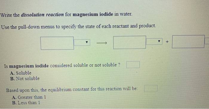 write a hypothesis for the dissolution of magnesium sulphate