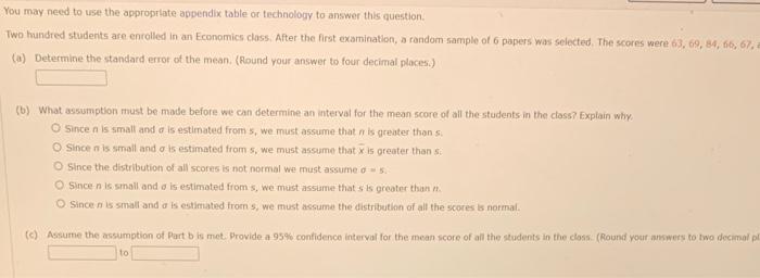 Solved You may need to use the approprlate appendix table or | Chegg.com