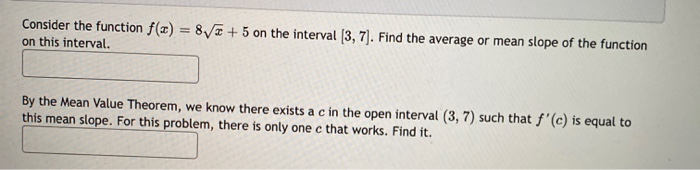 Solved Consider the function f(x) = 2 - 7x² on the interval | Chegg.com