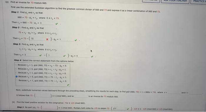 Solved This is one question with two parts (part a and part | Chegg.com