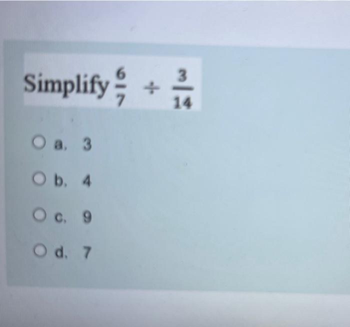 Solved A. 3 B. 4 C. 9 D. 7 | Chegg.com