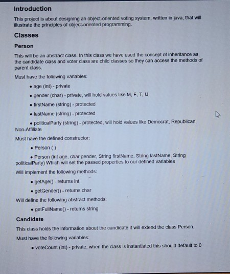 Solved Introduction This project is about designing an | Chegg.com