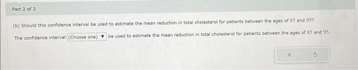 Solved Watch your cholesterol: A sample of 325 pabents | Chegg.com