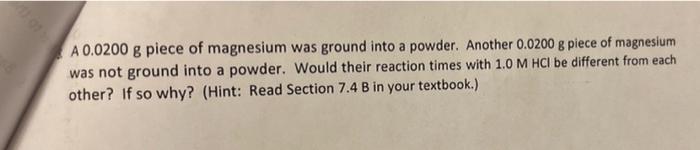 Solved Lab 13 Study of Reaction Rates Name DATA: Data Table | Chegg.com