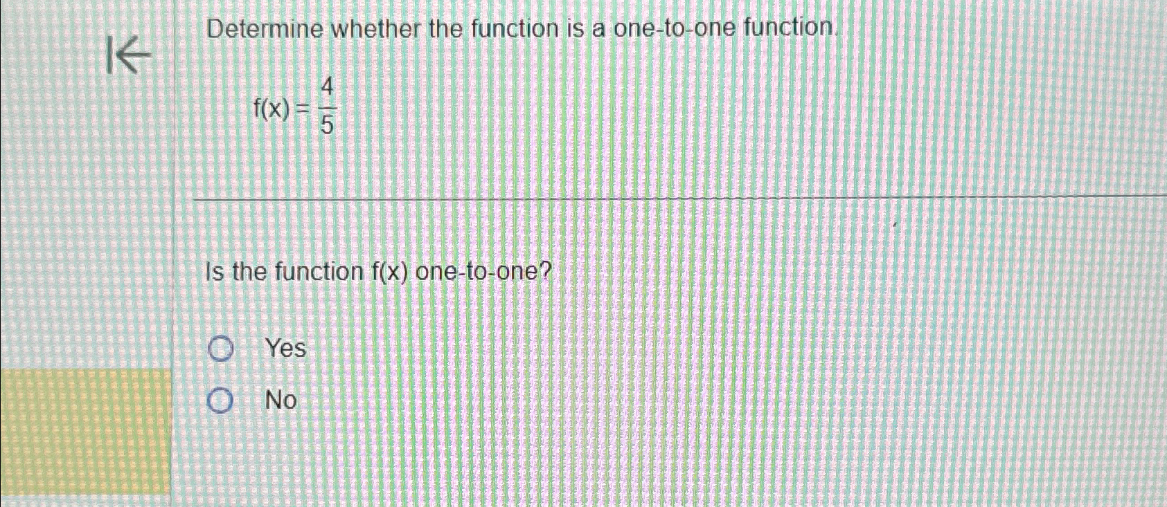 Solved Determine whether the function is a one-to-one | Chegg.com