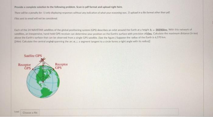 Solved Provide a complete solution to the following problem. | Chegg.com