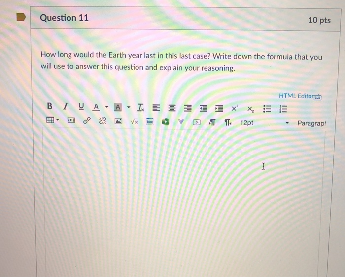 Solved Question 10 10 pts Suppose the Sun was somehow | Chegg.com