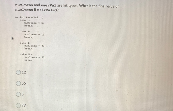 Solved What are the values of i for each iteration of: for | Chegg.com