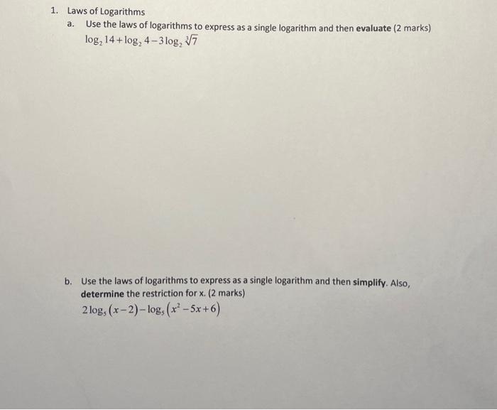 Solved hello can someone please solve Q1 a and B for me I | Chegg.com