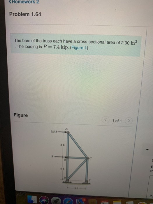 Solved 2 Review Part A Determine the average normal stress | Chegg.com