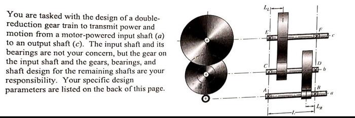 Solved You are tasked with the design of a double- reduction | Chegg.com