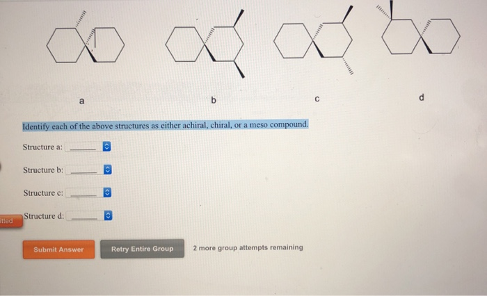 Solved do a ad bo b a Identify each of the above structures | Chegg.com