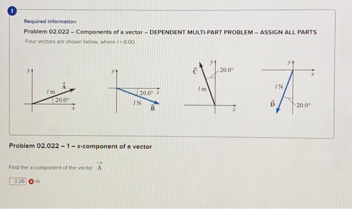 Solved Required information Problem 02.022 - Components of a | Chegg.com