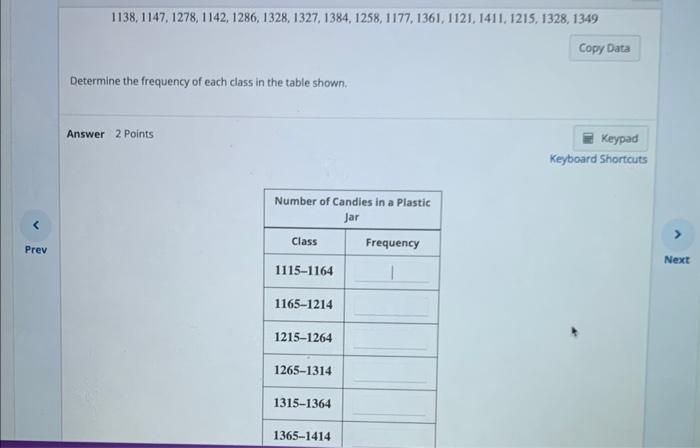 WHAT IS A CLASS IN A FREQUENCY TABLE visual data 7