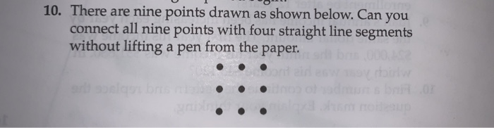 10. There are nine points drawn as shown below. Can | Chegg.com