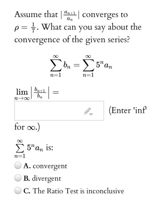 Solved Assume that a converges to p= . What can you say | Chegg.com