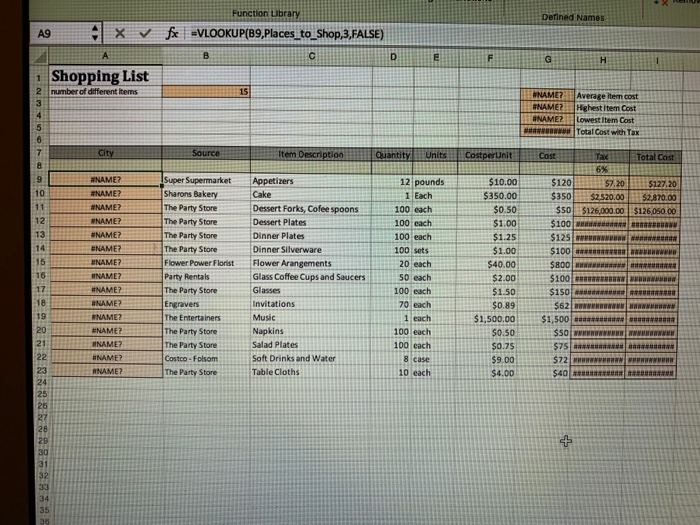 excel 2016 functions list