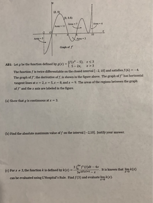 Solved 3 3 5 Area 1 Area 3 Graph Of F Ab1 Let O Be Chegg Com