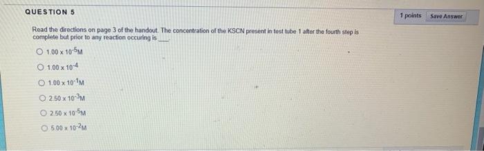 QUESTION 7 1 points Save Answer Read the directions | Chegg.com