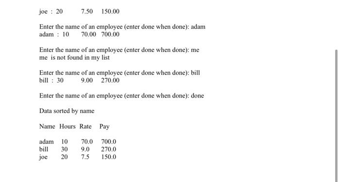 Solved Write a program to process employee salaries. 1. | Chegg.com