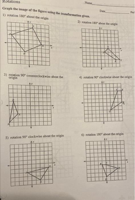 Solved Graph the image of the figure using the | Chegg.com