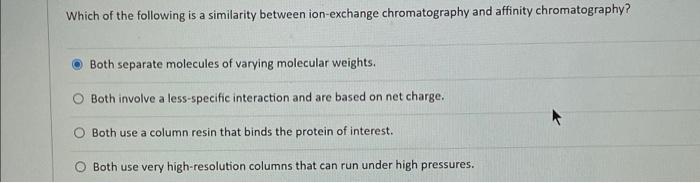 Solved Which of the following is a similarity between | Chegg.com