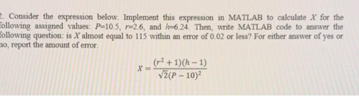 Solved Consider the expression below. Implement this | Chegg.com