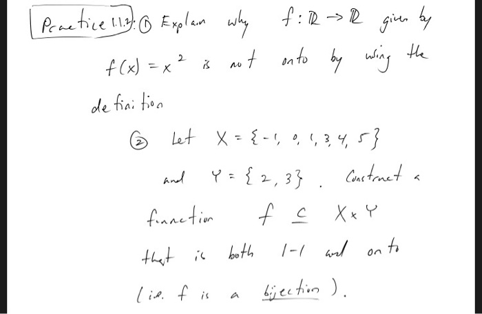 Solved Practice 11 3 Consider F X X Find F 1 1 1 Chegg Com