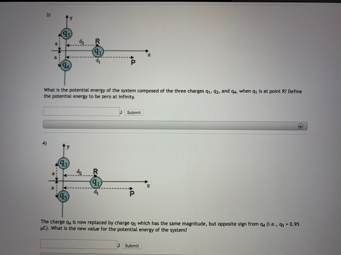 Solved A point charge Q2 -.1.9 PC is fixed at the origin of | Chegg.com
