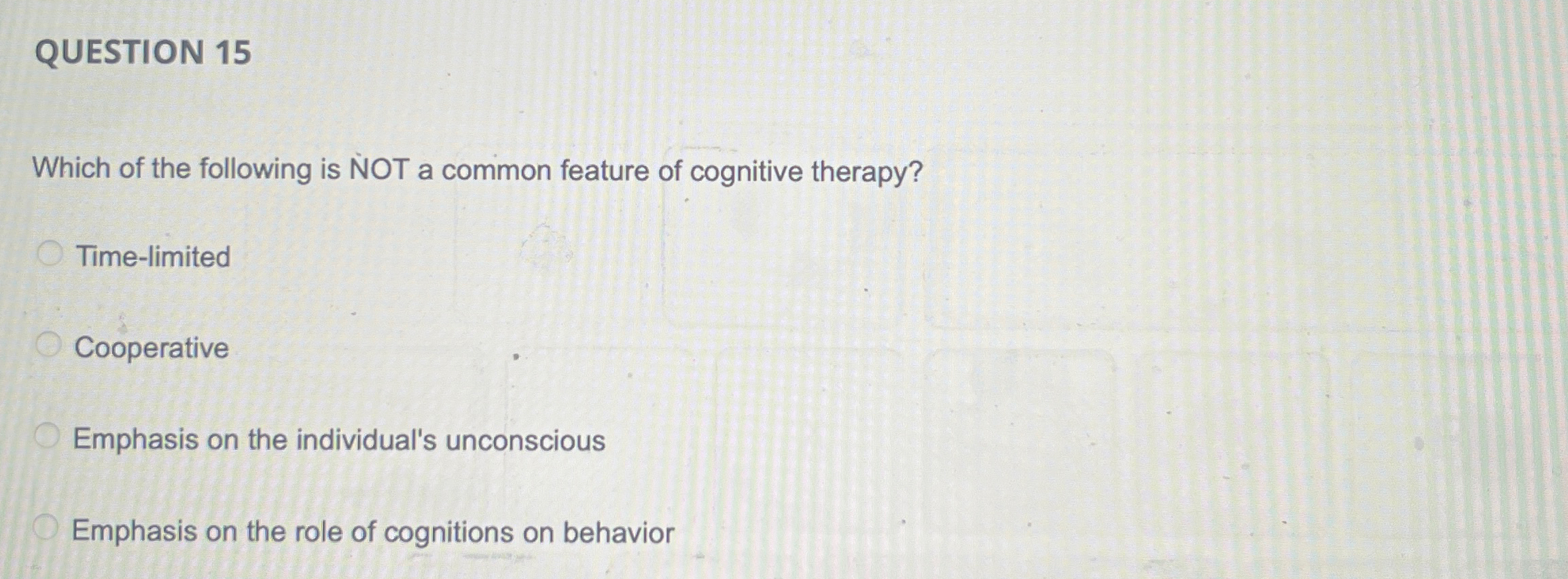 Solved QUESTION 15Which of the following is NOT a common | Chegg.com