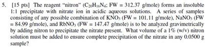 The reagent 