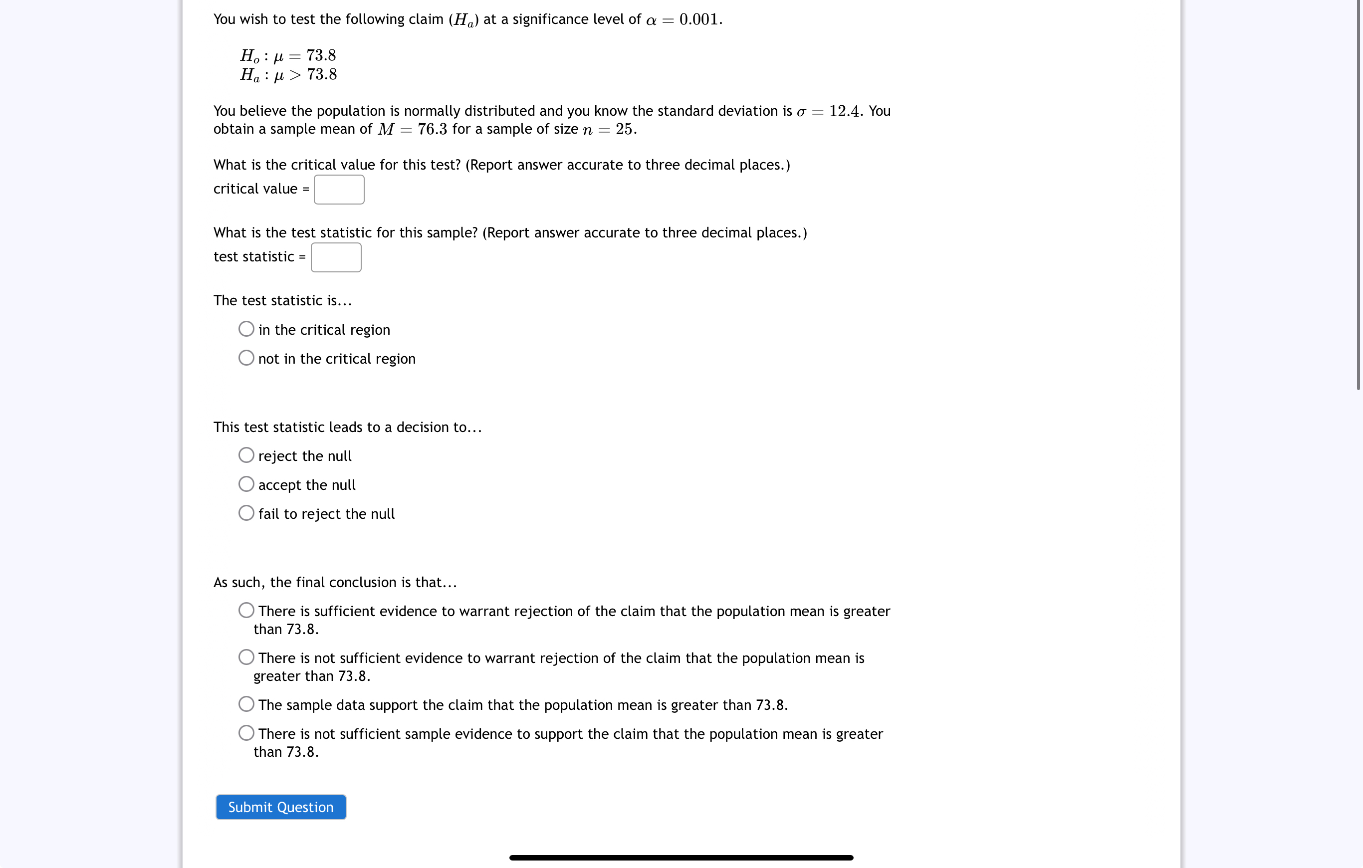 solved-you-wish-to-test-the-following-claim-ha-at-a-chegg
