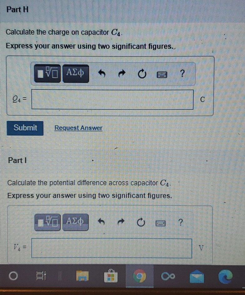 Solved In The Figure (Figure 1), C1 = C5 = 8.7 UF And C2= C3 | Chegg.com