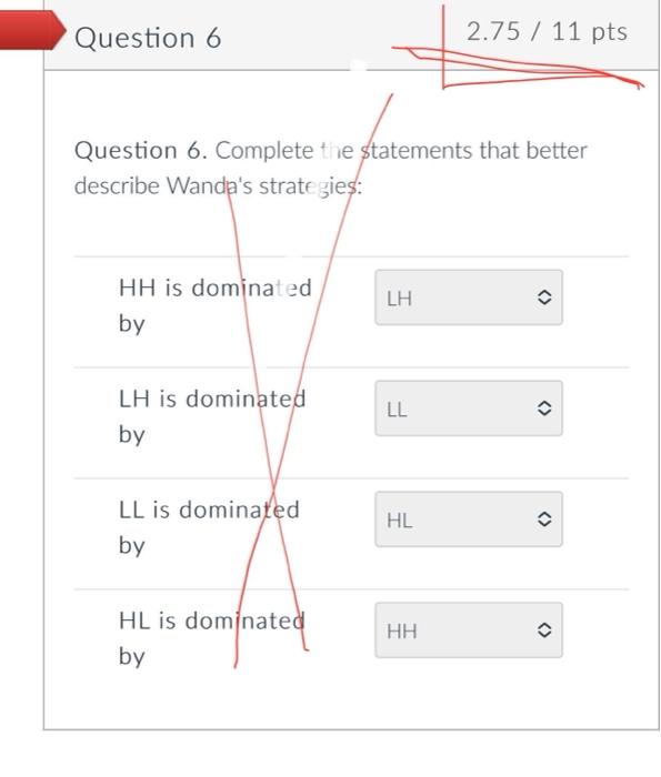 Solved Question 6 Question 6. Complete The Statements That | Chegg.com